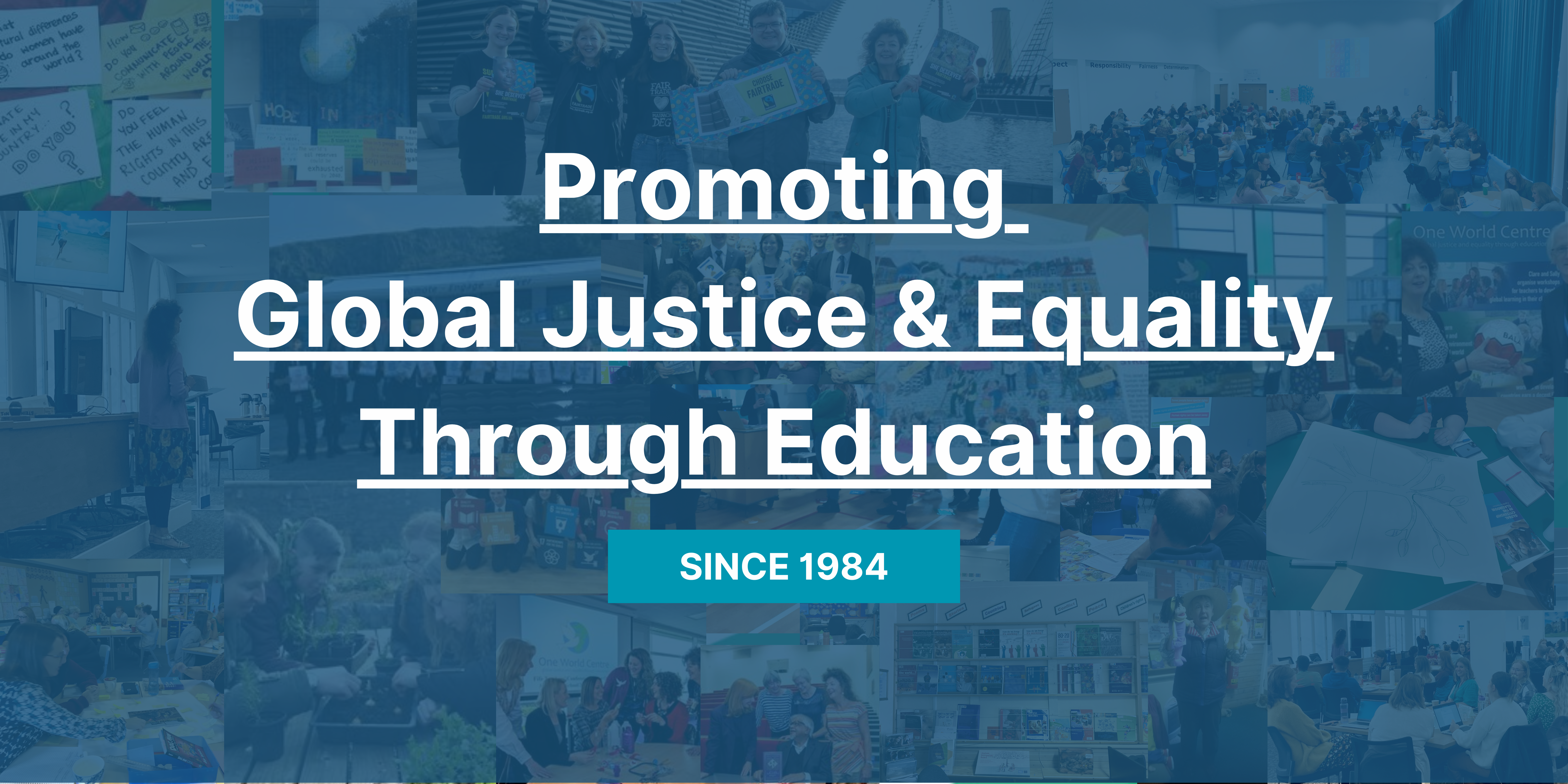 Promoting Global Justice & Equality Through Education, since 1984